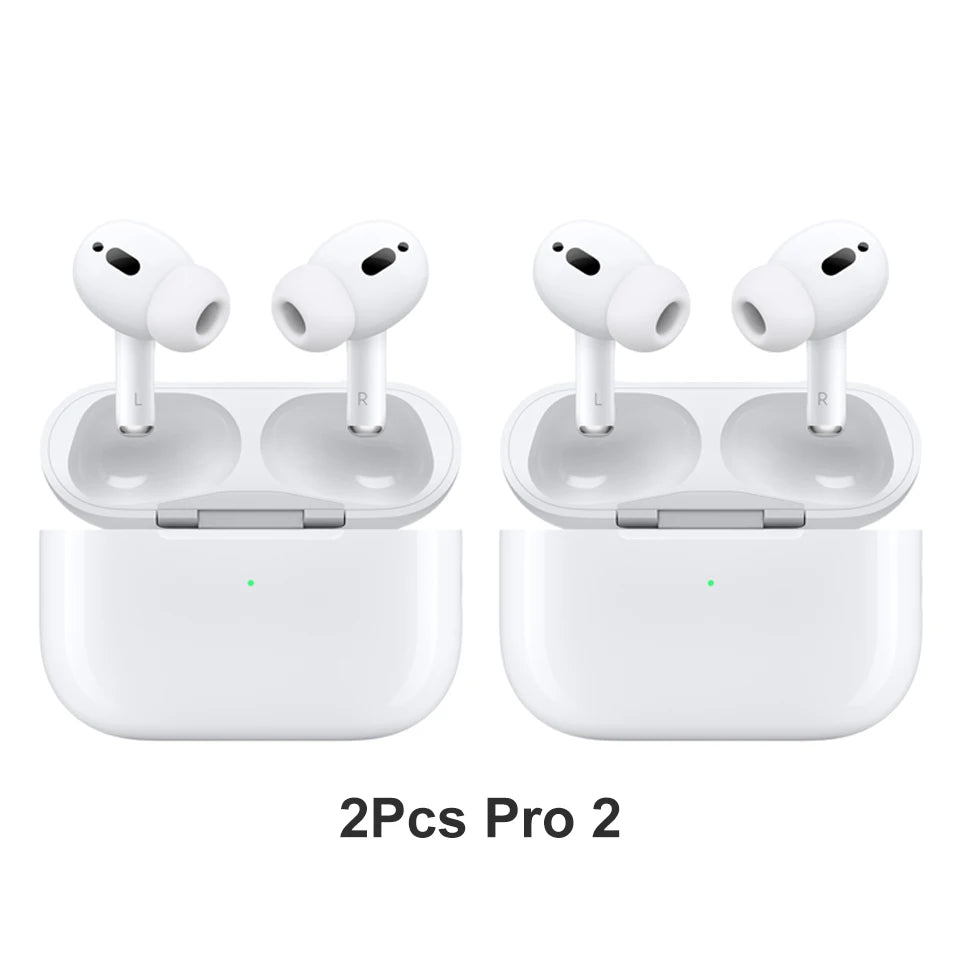 2Pcs For Pro 2 Air 4 Wireless Bluetooth Earphones TWS Earbuds Noise Cancelling Headset For iPhone Android Airpods ANC Headphones