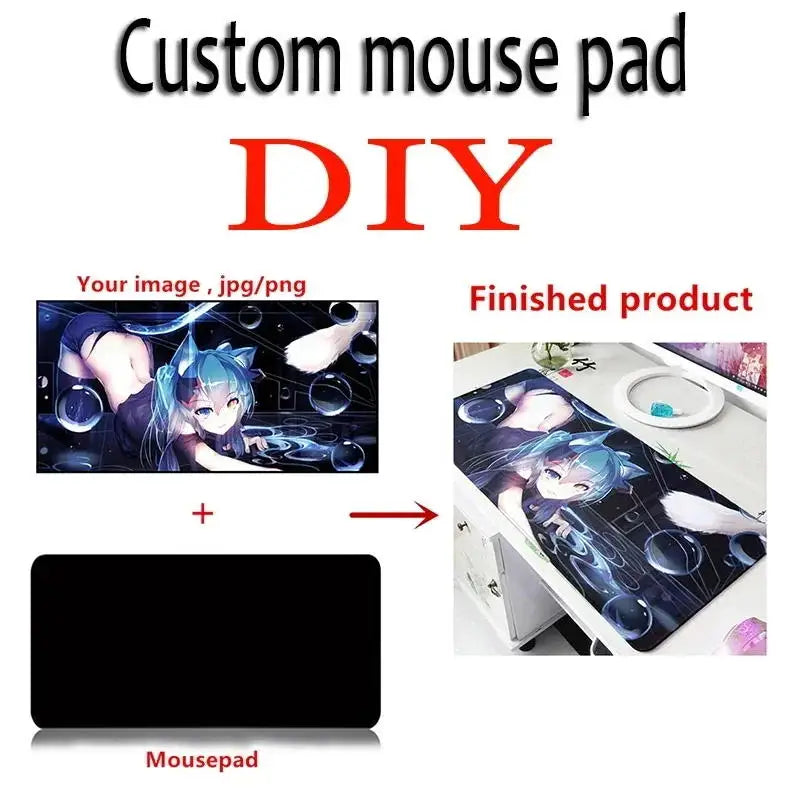 35X60cm Large Table Mat New DIY Customized image Game Mouse Pad XL High-definition Personalized Anti-slip Home office