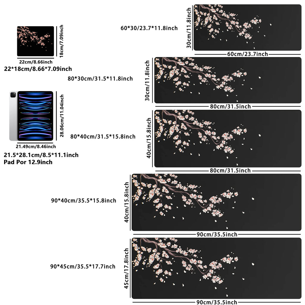1PC Large Mouse Pads For Desk, Gaming Mouse Pad, Mouse Pad with Stitched Edges and Non-Slip Rubber Base, Extended Mouse Pad