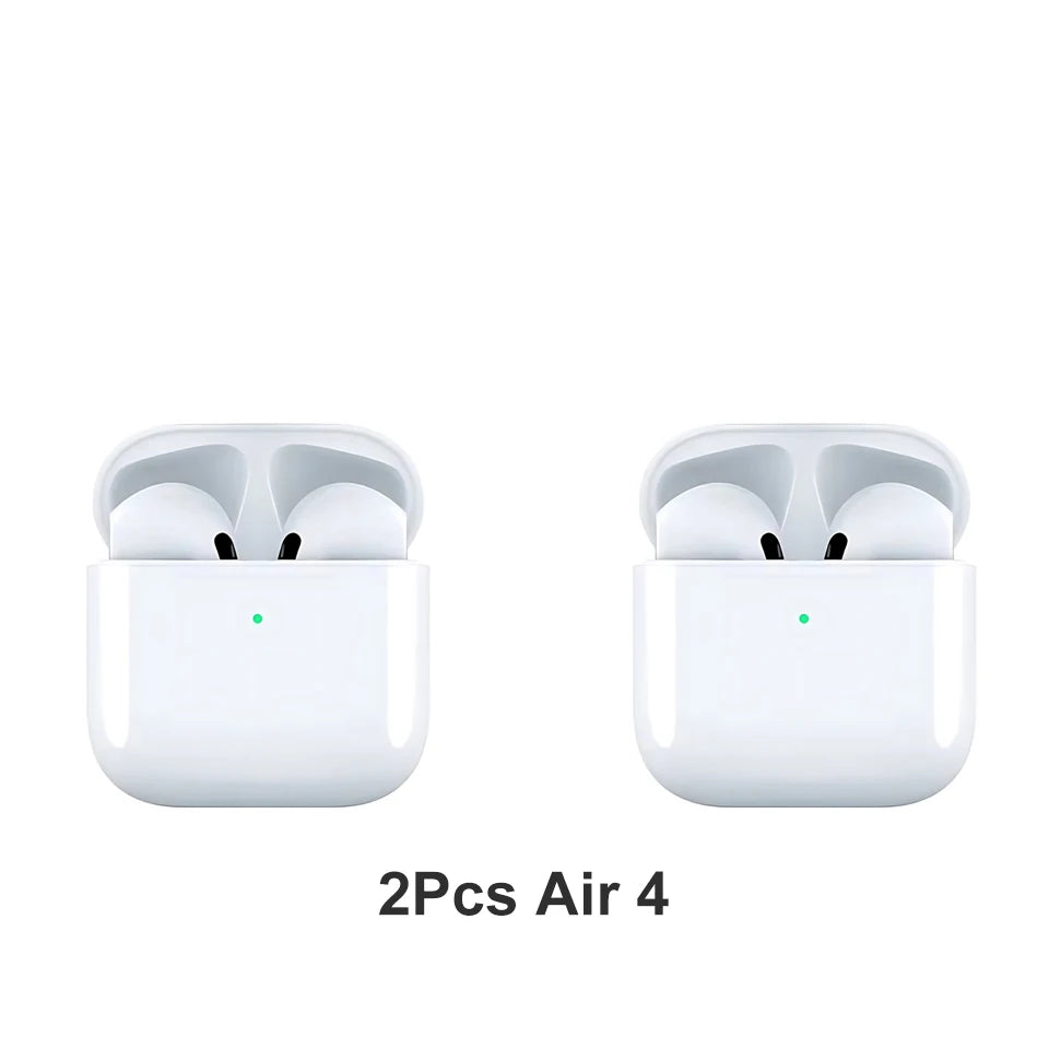 2Pcs For Pro 2 Air 4 Wireless Bluetooth Earphones TWS Earbuds Noise Cancelling Headset For iPhone Android Airpods ANC Headphones